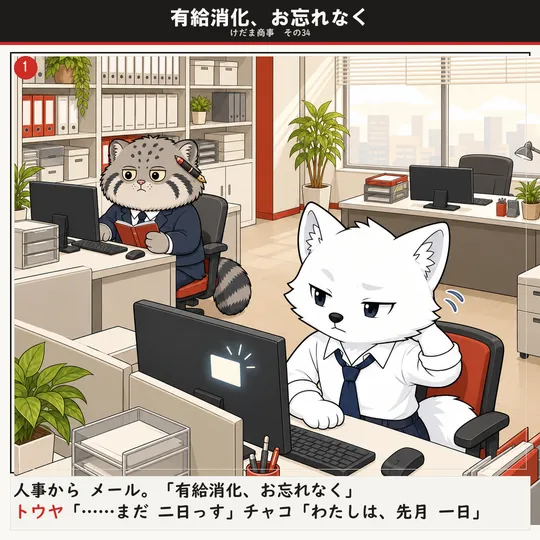 有給消化、お忘れなく