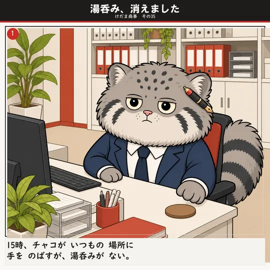 湯呑み、消えました