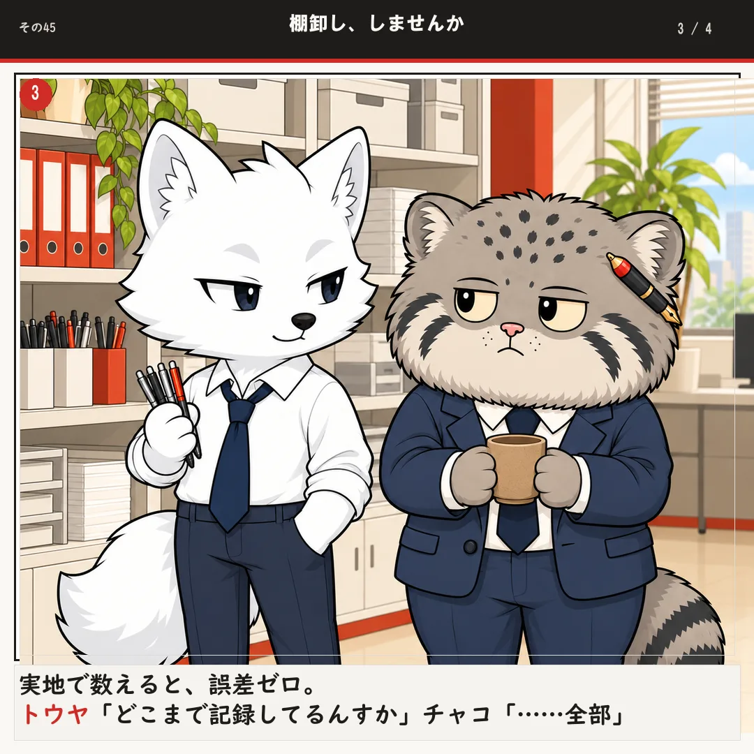 棚卸し、しませんか 3ページ目
