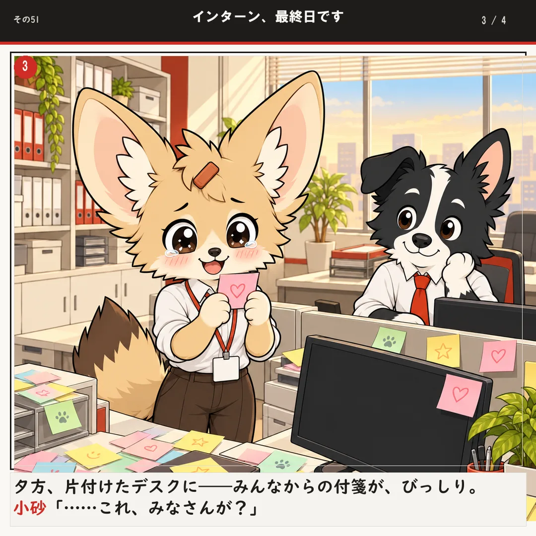 インターン、最終日です 3ページ目