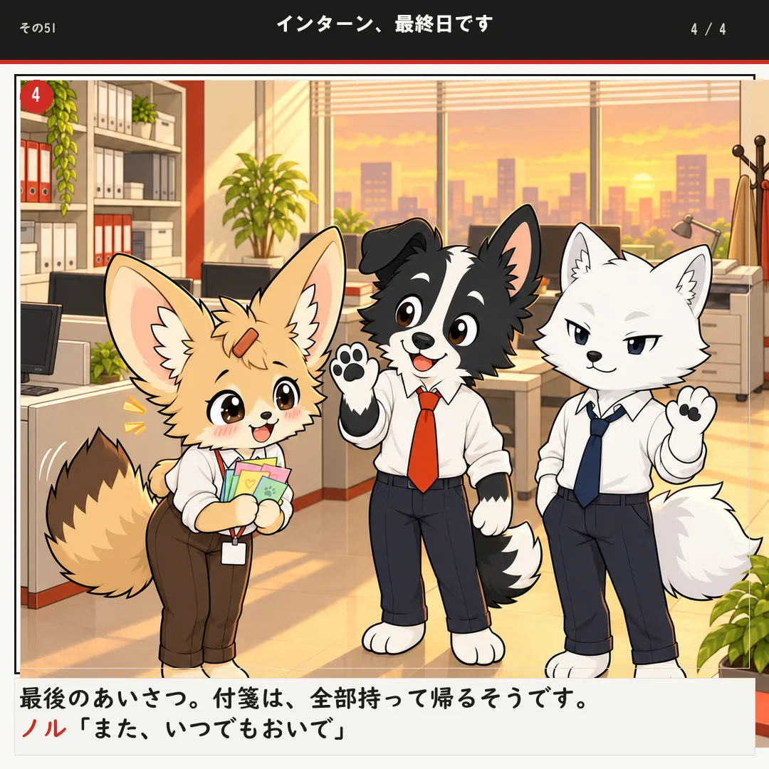 インターン、最終日です 4ページ目