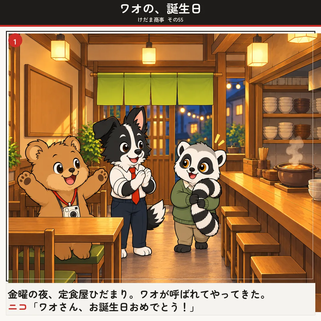 ワオの、誕生日 1ページ目