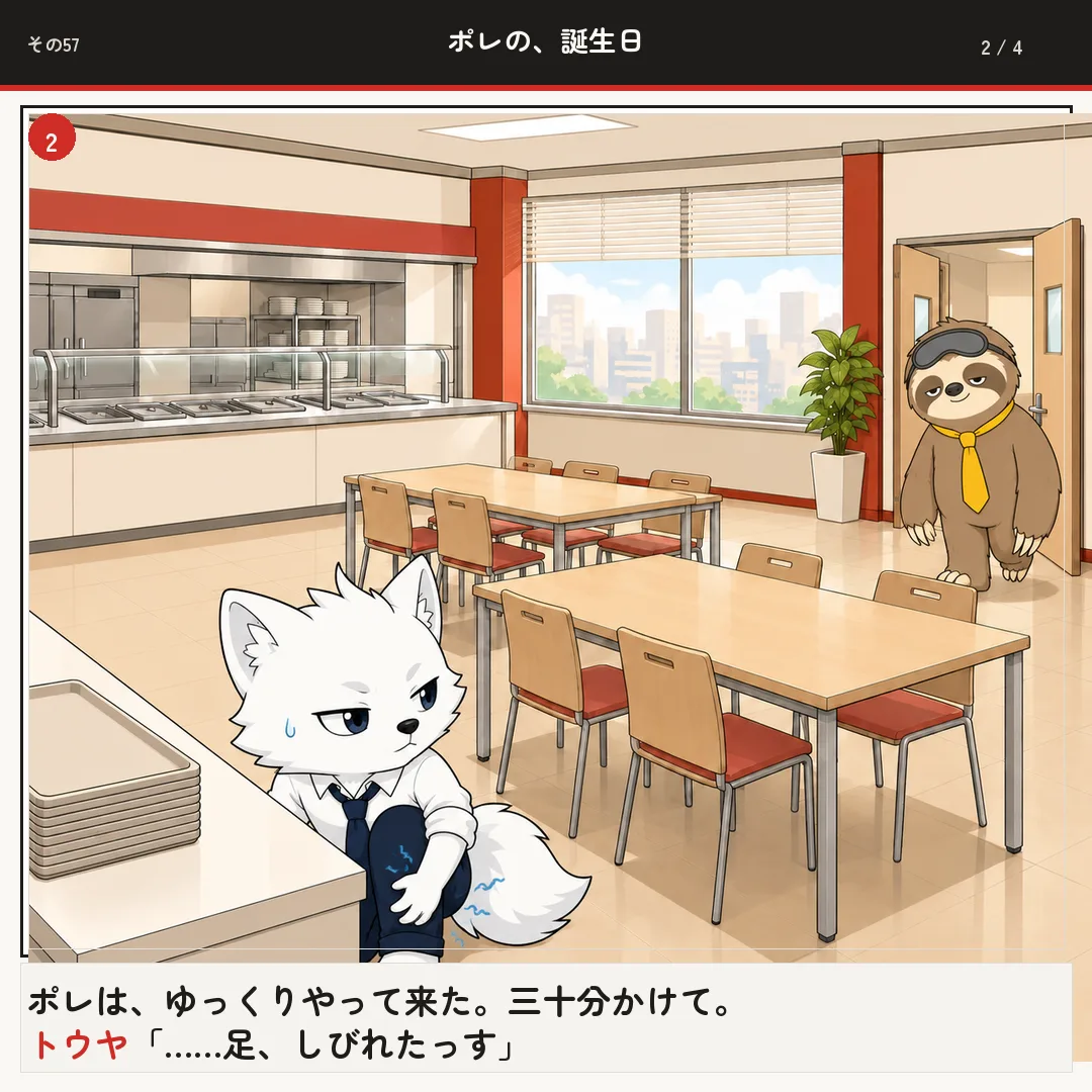 ポレの、誕生日 2ページ目