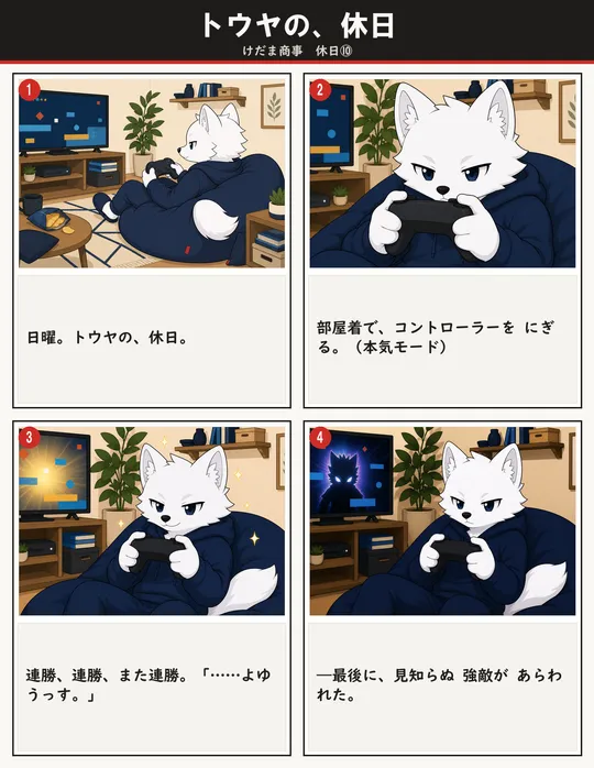 トウヤの、休日