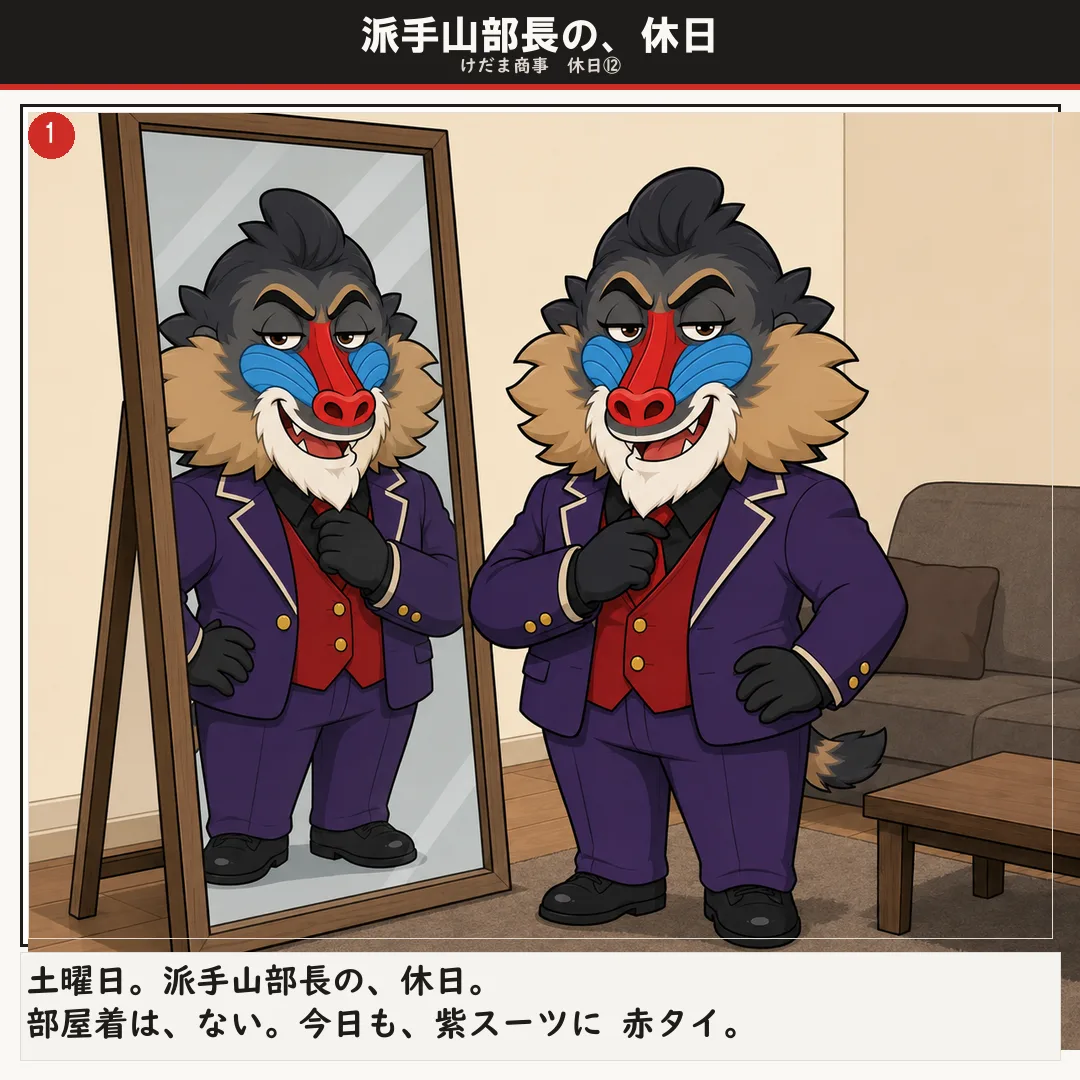 派手山部長の、休日 1ページ目