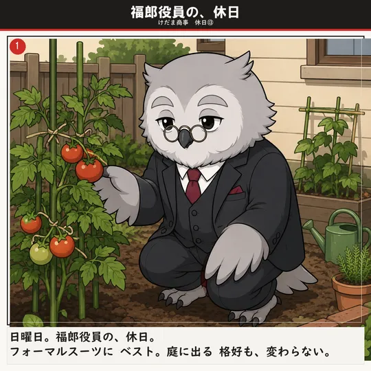 福郎役員の、休日