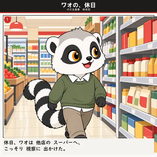 ワオの、休日
