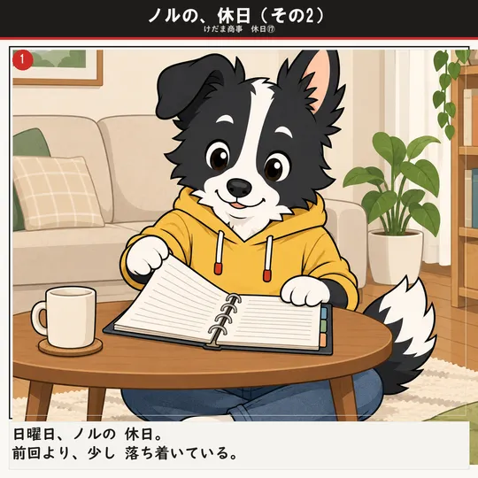ノルの、休日（その2）