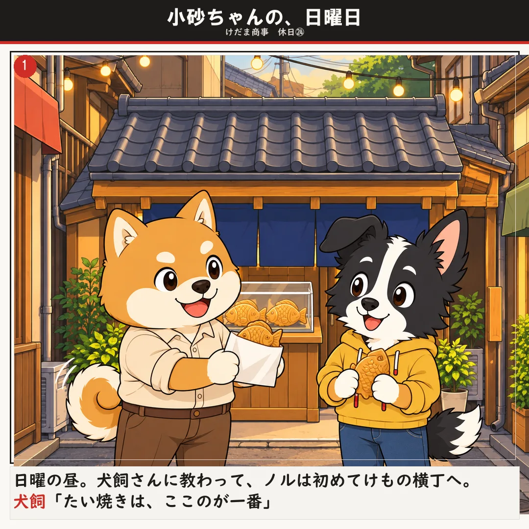 小砂ちゃんの、日曜日 1ページ目