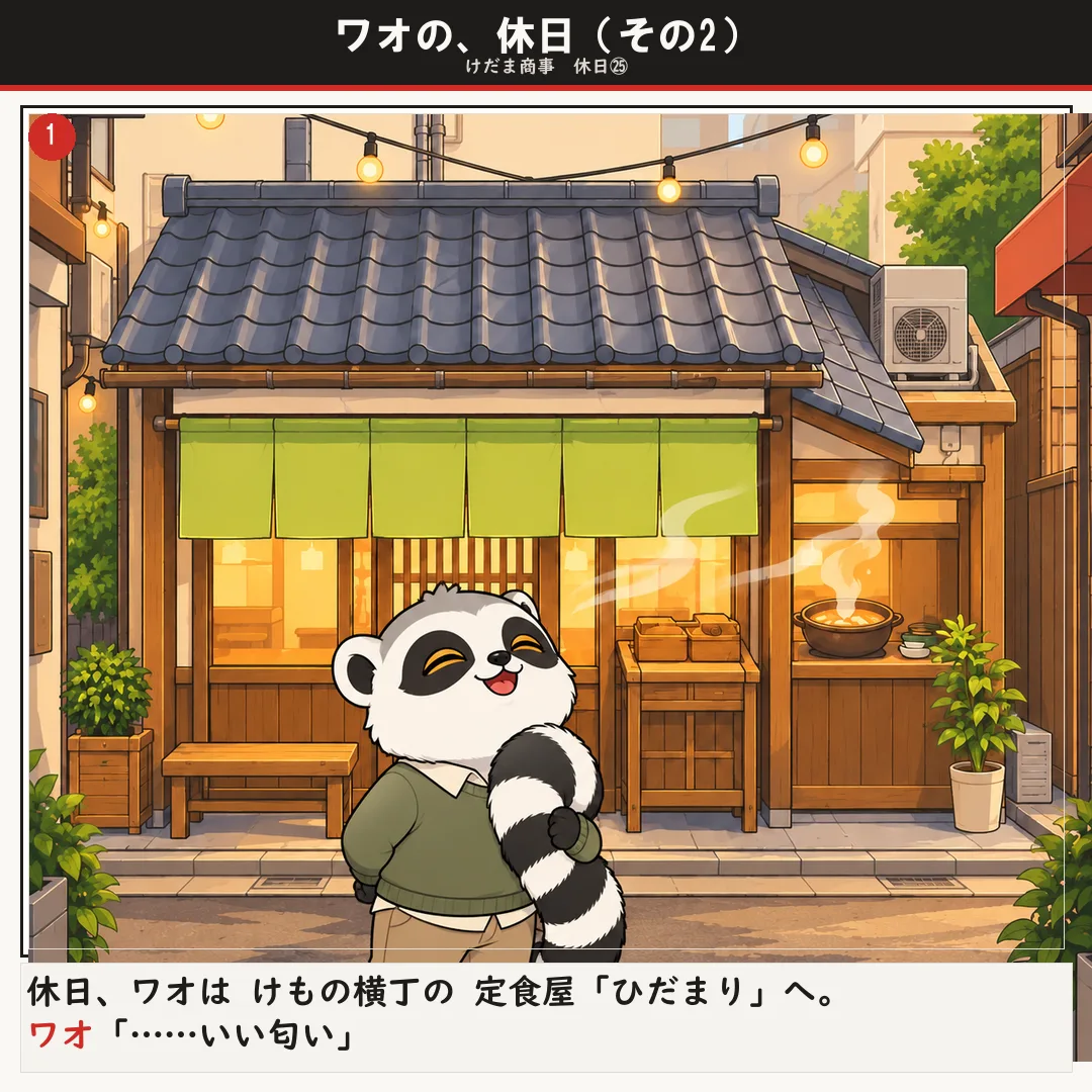 ワオの、休日（その2） 1ページ目