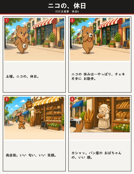 ニコの、休日
