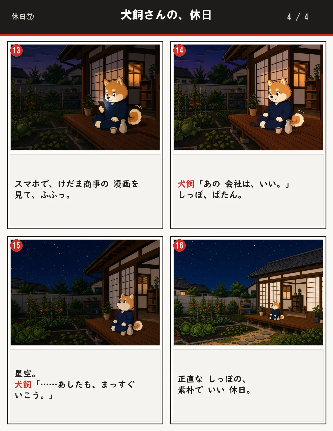 犬飼さんの、休日 4ページ目