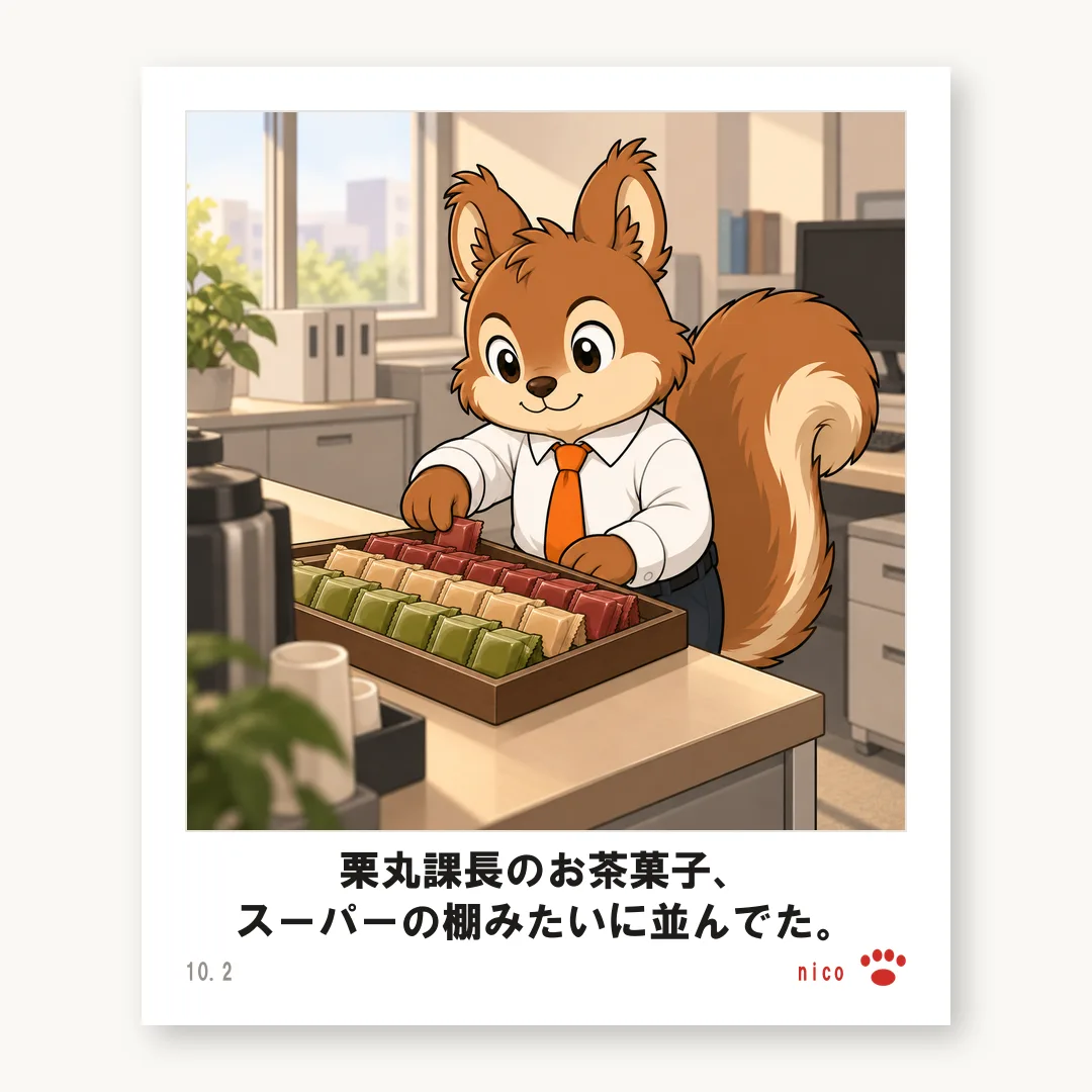 チェキ 栗丸課長